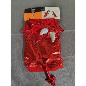 Halloween Red Metallic Devil Dog and Cat Hoodie Costume - XS - Hyde & EEK!